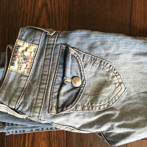 True religion hi rise boot cut jeans