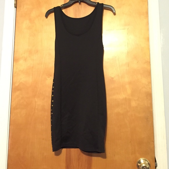 🌸Spandex Studded Black Dress🌸