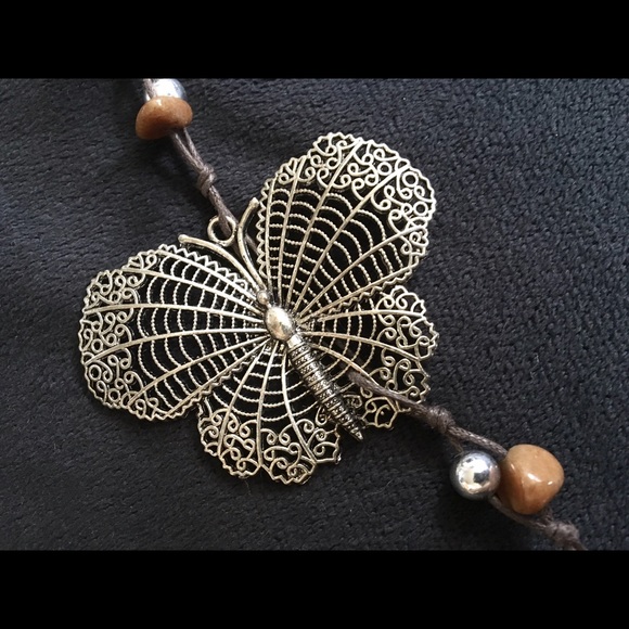 Rare Butterfly necklace - Picture 2 of 4