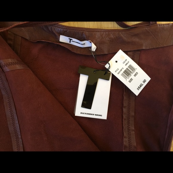 T By Alexander Wang Dresses T By Alexander Wang Leather Mini Dress Poshmark