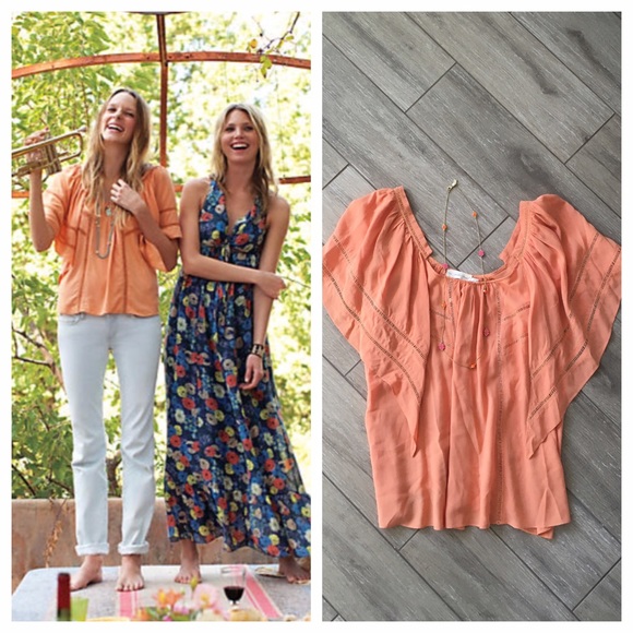 Anthropologie Tops - Anthro Flowy Top by Addison Story