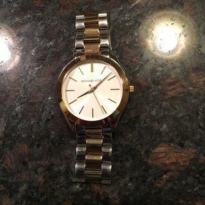 Michael Kors Gold and Silver Watch