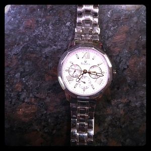 Bulova Silver and Gold Watch