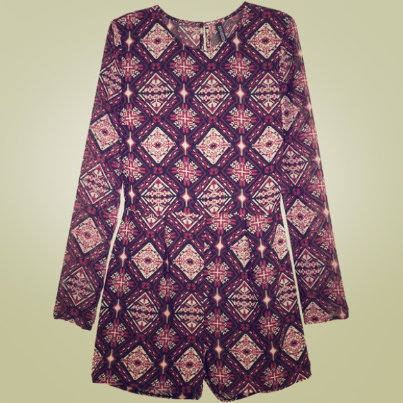 H&M Patterned Romper