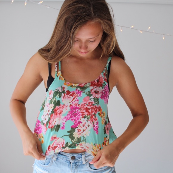 floral brandy top