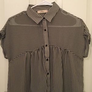 Sheer button up