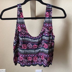 Floral tank top