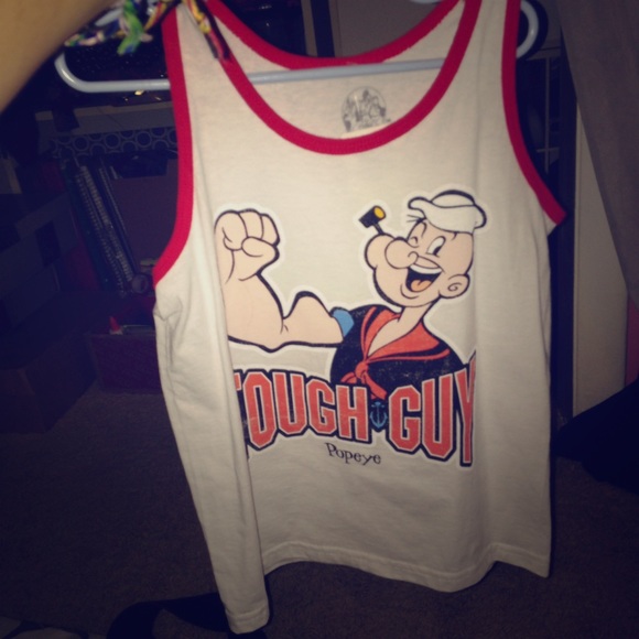 NWT Popeye boys size 4 muscle tank