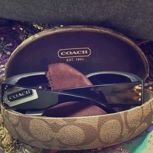 Authentic coach sunglasses/with case