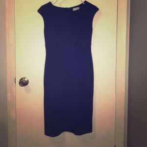 Navy Calvin Klein Work Dress