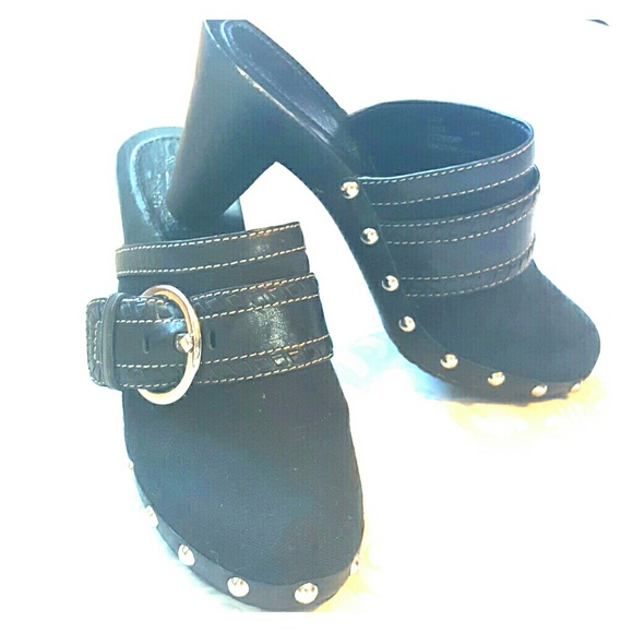 Coach Signature "Sable" C Logo Clogs