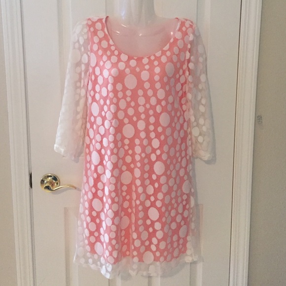 White and Pink Rachal Kate Summer Dress