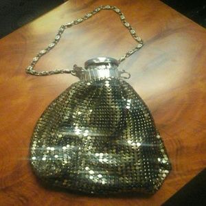 Silvery Mesh Cocktail Wristlet - NWOT