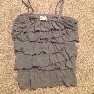 Rippled fashion tank top