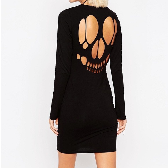 NWT ASOS skeleton bodycon