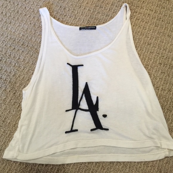 Brandy Melville Tops Brandy Melville White Tank Top Poshmark