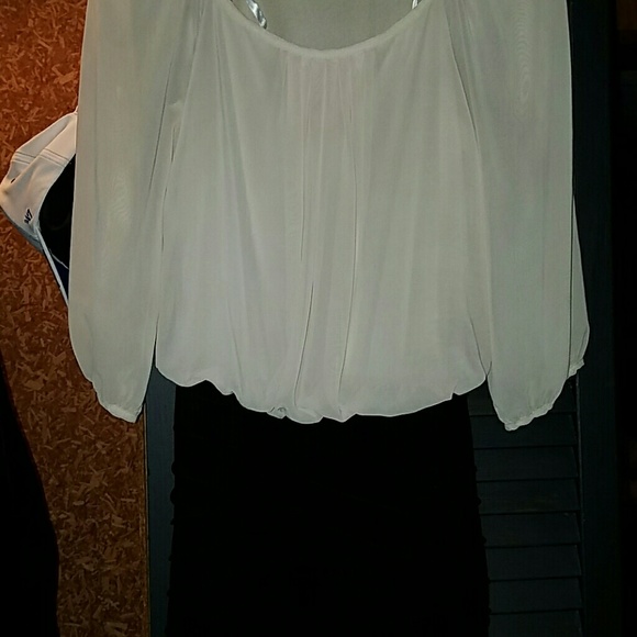 Beige and black short dress - Picture 1 of 3