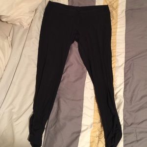 Black maternity leggings