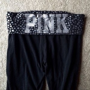 VS PINK bling yoga pants