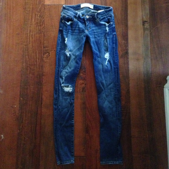 Abercrombie distressed jeans