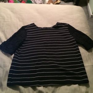 LOFT Lace Detailed Top