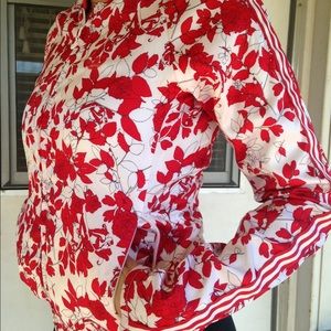 XS Adidas Floral Track Jacket