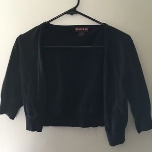 Black Short Cardigan