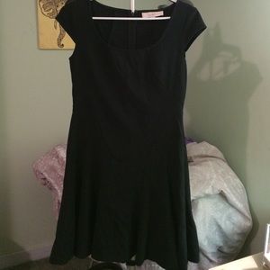 LOFT Navy Flare Dress