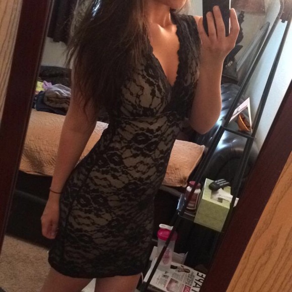 Sexy Black Lace Sleeveless Dress