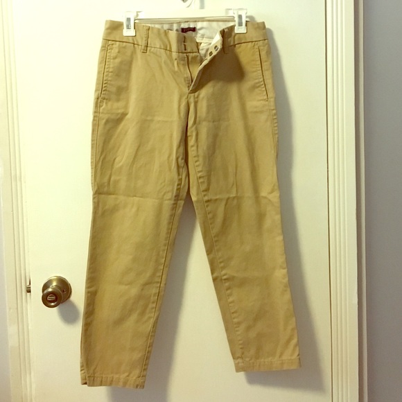 J. Crew City Fit Khaki Pants