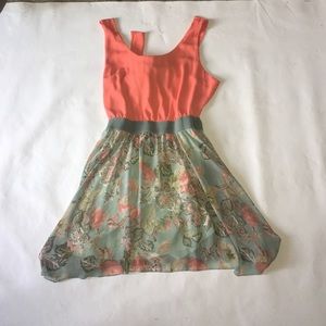 Silk High Low Dress