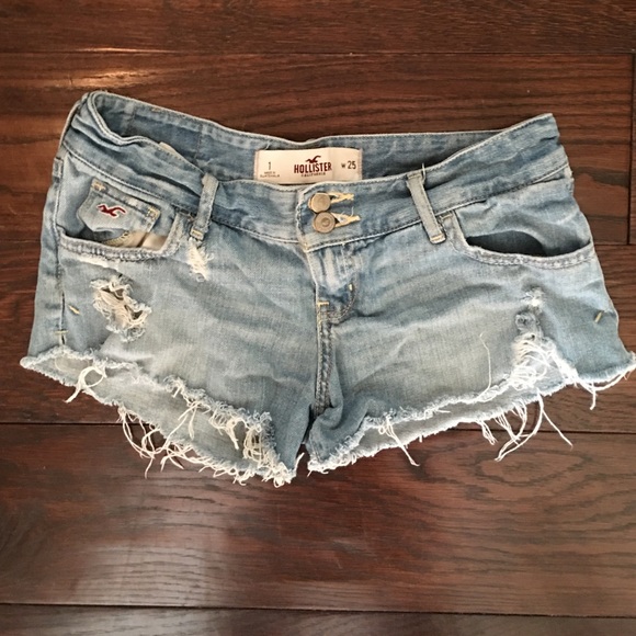 Hollister low rise jeans shorts