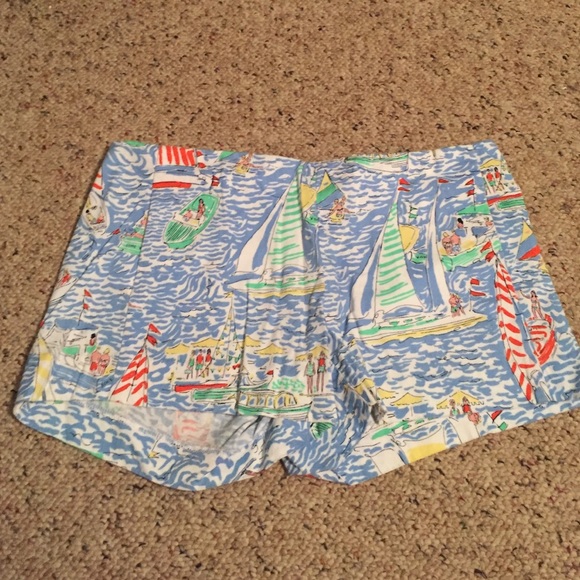 Lilly Pulitzer sailboat shorts