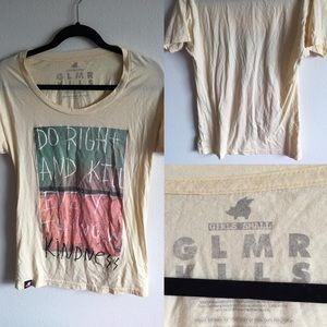 Glamour kills girls/ women's shirt// size small