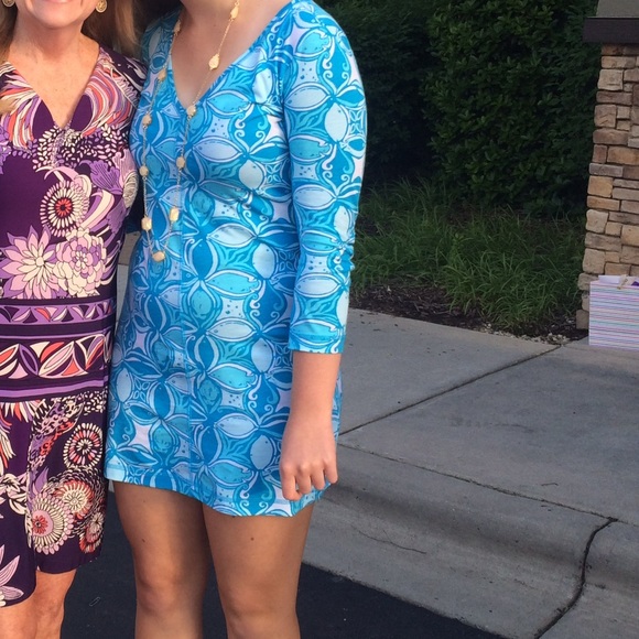 Blue Lily Pulitzer Cotton Dress