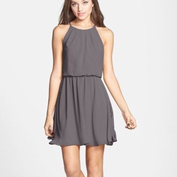 H&M black dress halter top