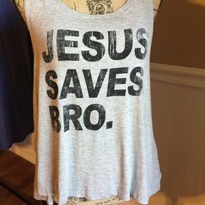 ‼️SALE‼️Jesus saves bro tank.