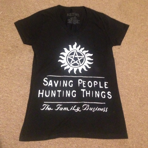 SUPERNATURAL V CUT T-SHIRT