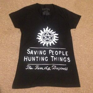 SUPERNATURAL V CUT T-SHIRT