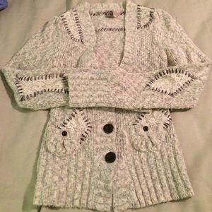 Buckle Lace Detailed Cardigan