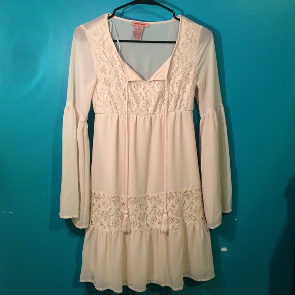 NWOT Cream boho dress