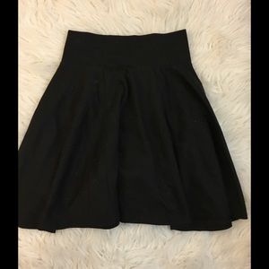 Black skater skirt
