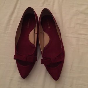 Lane Bryant Illusion Bow Flats