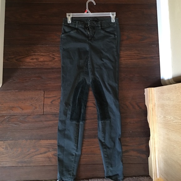 First green skinny jeans