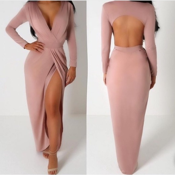 Blush Cut Out Maxi Dress - Picture 2 of 3
