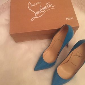 Christian Louboutin Turquoise Pigalle
