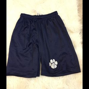 Navy basketball shorts