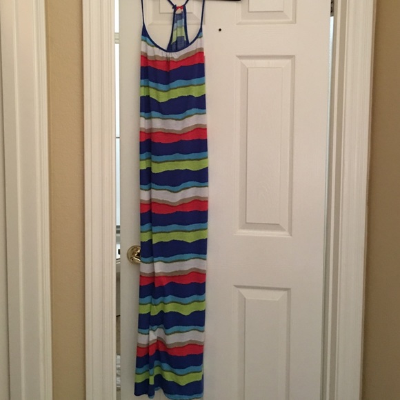 Multi colored maxi dress