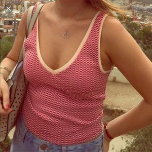 NEW with tags Zara Trafuluc Crop Tank checkered