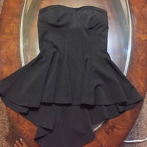 Black sexy tube shirt